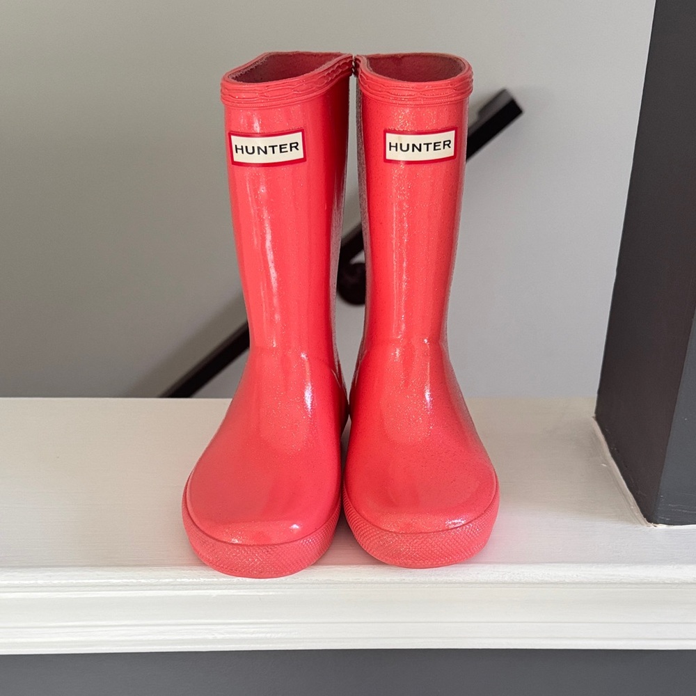 Hunter Vibrant Pink Waterproof Boots